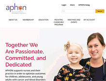Tablet Screenshot of aphon.org